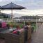 powder coating aluminum post for outdoor balcony design