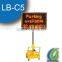 Lubao cheap price solar International standard traffic sign trailer on sale