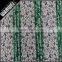nylon cotton with thermo-fuse fabric new arrival Ladies dress green white curtain lace 7070