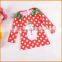 2015 Kids Girls Santa summer dress new girl skirt Tutu Skirt short sleeved children