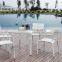 outdoor synthetic rattan furniture dinning set
