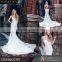 New Design Custom Made spaghetti strap sweetheart mermaid wedding dress