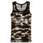 Cheap camouflage tank top for men hot selling &sexy camouflage tops men