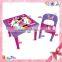 2015 Hot Sale Promotional Kids Plastic Chairs And Tables Plastic Folding Table and Chair