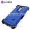 IVYMAX 2016 New Style Diamond Bling Luxury Hybrid Cell Phone Case for LG K7/M1/Tribute 5 LS675