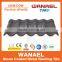 Modern ancient corrugated metal color steel stone roof tile/Guangzhou building materials,Wanael roof tile factory