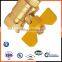 1/2" PN10/16 butterfly-shaped brass ball valve