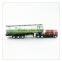 YL19TR OEM promotion oil tanker metal toy truck and trailer,1:87 die cast toy truck,model truck toy