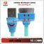 For Samsung For iPhone 5 Lighting Cable Data Cable USB For Charging and Data Sync Colorful Cable