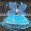 Butterfly Wire Wing Fairy Wand Plastic Headband Polyester Tulle Skirt Set