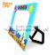 Wholesale Special Latest Design 3d PVC Rubber lovely digital photo frame Blue