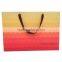 Rainbow paper bag paper bag gift bag shopping paper bag low price customized logo