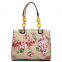 2016 Flower Print Chain Top Handle Cute Satchel lady handbag