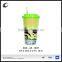 plastic mug OEM color mug promotional new design mug double walled mug