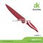 Red Balde Non-stick Knife For Chef with PP+TPR Handle