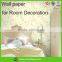 Eco friendly wall paper Indoor decoration wall paper