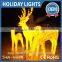 Christmas 3d Lighted Ice Deer/ Holiday 3d Motif Christmas 100cm Deer Decoration/led Light Reindeer