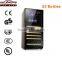 Shentop 76 Bottles glass door with no noise no vibration refrigerator wine cooler STH-G80UA compressor wine chiller