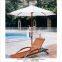 Outdoor folding charis funiture umbrella with light