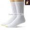 men's cotton white crew athletic sport socks