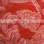supplier 3D floral embossed 100% polyester velvet fabric for dress