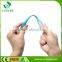 Rubber material 6 LED 220MA micro usb charged led light