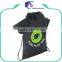 Promotional custom waterproof polyester drawstring backpack