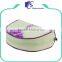 Customized white U shape 600d polyester cosmetic bag with handle