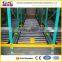 Gravity roller pallet flow rack