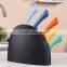 6 pcs pp handle kitchen knife set with pp block