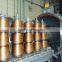 High temperature horizontal warp dyeing machine
