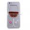 plastic clear liquid drip flowing red wine cup phone case for iphone 6 6s