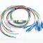 High quality 12 cores Sc Pc fiber optic pigtail singlemode, Sc upc fiber Optic Pigtail