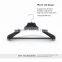 High quality black plastic suit hanger with pant bar