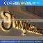 Backlit small metal alphabet led letters for wall decoration OEM