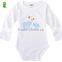 100% cotton soft long sleeves design baby clothes