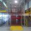 Outdoor freight elevator, Guard rail hydraulic cargo lift