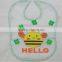 Fancy customized waterproof pvc bandana wholesale blank baby bibs