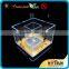 LED acrylic double wall rectangular ice bucket