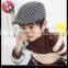 newsboy houndstooth baby cap