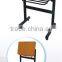 pressing wooden student desk & chair School folding table A-167
