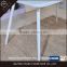 Italian style Super white glass metal frame dining table
