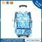 Colorful school kids trolley bag with wheels