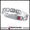 Wholesale high quality fashion energy bio magnetic ID bracelet
