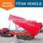 Titan 3 Axle 50 Tons Heavy Duty Tipper Truck Semi Trailer For Sale