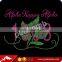Beautiful AKA Sorority Shoes Hot Fix Rhinestone Machine for Clothing