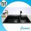 One Piece Kitchen Sink and Countertop Quartz Stone Sink With the Best Promotion