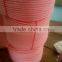 3 strand pink Polyethylene rope