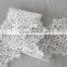 new design flower 6cm white eyelash lace trim for wedding dress