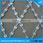 Wholesale galvanized silver steel razor barbed wire price per roll